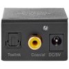 NEDIS digitální audio převodník/ vstup 1x digitální RCA / 1x TosLink/ výstup 1x (2x RCA) / 1x 3,5 mm / černý