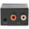 NEDIS digitální audio převodník/ vstup 1x digitální RCA / 1x TosLink/ výstup 1x (2x RCA) / 1x 3,5 mm / černý