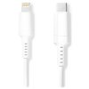 NEDIS Lightning kabel/ USB 2.0/ Apple Lightning 8pinový/ USB-C zástrčka/ kulatý/ bílý/ box/ 1m