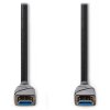 NEDIS aktivní optický High Speed HDMI 2.0 kabel s ethernetem/ 4K@60Hz/ zlacené konektory HDMI-HDMI/ černý/ BOX/ 30m