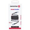 Swissten magnetický datový kabel samonavíjecí usb-c / usb-c 1 m