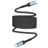 Swissten magnetický datový kabel samonavíjecí usb-c / usb-c 1 m