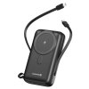 Swissten power bank 20000 mah pd 20w s integrovanými kabely  usb-c a lightning (kompatibilní s magsafe)