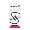 Swissten datový kabel soft silicone usb-c / lightning 1,5 m 60w černý