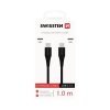 Swissten nabíjecí kabel usb-c / usb-c 1,0 m černý