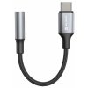 Swissten audio adaptértextile usb-c (samec) / 3,5mm aux 0,15 m černý (nahrazuje 73501301)