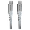 Swissten datový kabel kevlar usb-c / usb-c 1,5 m bílý
