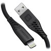 Swissten datový kabel soft silicone usb-a / lightning 0,4 m černý