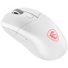 MSI herní myš VERSA 300 Wireless White/ bezdrátová/ 8.000 dpi/ 2,4GHz/ BT5.3/ USB/ RGB podsvícení/ 6 tlačítek/ bílá