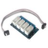 TINYCONTROL rozšiřující deska 4x relé 250VAC/16A pro LK3 a LK4