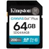 KINGSTON Canvas Go Plus Gen4 64GB SDXC / C10 / UHS-I U3 V30 / up to  200MB/s