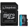 KINGSTON Canvas Go Plus Gen4 256GB microSDXC / C10 / UHS-I U3 V30 / up to  200MB/s / vč. adaptéru