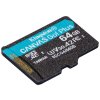 KINGSTON Canvas Go Plus Gen4 64GB microSDXC / C10 / UHS-I U3 V30 / up to  200MB/s / bez adaptéru