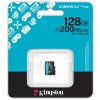 KINGSTON Canvas Go Plus Gen4 128GB microSDXC / C10 / UHS-I U3 V30 / up to  200MB/s / bez adaptéru