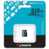 KINGSTON Canvas Go Plus Gen4 512GB microSDXC / C10 / UHS-I U3 V30 / up to  200MB/s / bez adaptéru