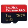SanDisk Extreme PRO microSDXC 1TB / A2 C10 V30 UHS-I U3 / 200MB/s & 140MB/s / SD Adaptér + 2 years RescuePRO