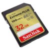 SanDisk Extreme PLUS 32GB SDHC / UHS-I, Class 10, U3, V30 /  up to 100MB/s & 60MB/s Read/Write / + 2 years RescuePRO