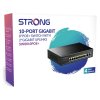 STRONG switch SW8010POE+/ 8x port Gigabit POE+/ 2x Ggabit Uplink port/ IEEE802.3af/at/ kovové šasi/ černý