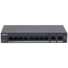 Dahua PoE switch 8x 100Mb + 2x GbE, 1x PoE 60W Hi-PoE + 7xPoE 802.3at, celkem PoE 60W, ext mód 10Mb@250m, cloud správa