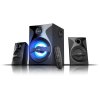 POŠKOZENÝ OBAL - FENDA F&D repro F380X/ 2.1/ 54W/ černé/ BT4.0/ NFC/ FM rádio/ USB/SD přehrávání/ dálkové ovládání