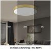 IMMAX NEO LITE SEMPLICI SMART LED stropní svítidlo zlaté 60cm 60W 4500 lm, BEACON gold, Wi-Fi, TUYA