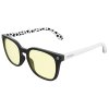 GUNNAR kancelářske/herní brýle  MOZZARELLA ONYX/LATTE jantarová skla BLF 65 GUNNAR focus