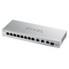 Zyxel XGS1250-12 v2, 12-Port Gigabit webmanaged Desktop Switch with 8 port 1G + 3-Port MultiGig 1/2.5/5/10G + 1-Port SFP