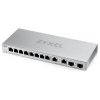 Zyxel XGS1210-12 v2, 12-Port Gigabit webmanaged Switch with 8 port 1G + 2-Port 2.5G + 2-Port SFP+