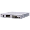 Cisco CBS250-16T-2G-EU 16-port GE Smart Switch, 16x GbE RJ-45, 2x 1G SFP, fanless, REFRESH