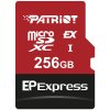 PATRIOT EP Express MircoSD Card 256GB / UHS-I / U3 / CL10 / R:800 / W:600MB/s / Vhodné pro Nintendo Switch 2