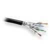PLANET kabel SFTP, drát, Cat 6A, 4p, 500MHz, PE venkovní, stíněný každý pár, Planet Elite, černý, Dca, balení 500m