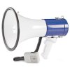 POŠKOZENÝ OBAL - NEDIS megafon/ rozsah 1500m/ hlasitost 135dB/ odnímatelný mikrofon/ vestavěná siréna/ ramenní popruh/ bílo-mo...