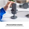 Endorfy mikrofon Solum Voice S / drátový / pop-up filtr / RGB podsvícení / USB-C / šedý
