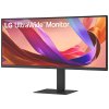 LG monitor 34U650A-B zakřivený IPS 34"/3440x1440/100Hz/300cdm/5ms/1500:1/DP/HDMI/USB-C PD 96W/LAN/repro/výš.nastavitelný
