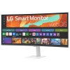 LG monitor 34U601SA-W zakřivený VA 34"/3440x1440/100Hz/300cdm/5ms/1500:1/HDMI/USB/LAN/repro