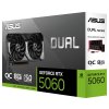 ASUS GeForce DUAL RTX 5060 O8G / 8GB GDDR7 / PCI-E / 3x DP / 1x HDMI