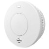 NEDIS Wi-Fi chytrý detektor kouře/ napájení z baterie/ hlas. 85 dB/ výdrž snímače a baterie 10 let/ Android/ iOS/ bílý