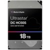 WD Ultrastar DC HC555 18TB / 0B48723 / SATA 6Gb/s / Interní / 3,5" / 7200rpm / 512MB