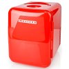 NEDIS Melissa přenosná mini lednička/ objem 4 litry/ chlazení 8 - 18 °C/ AC 100 - 240 V / 12 V/ spotřeba 48 W/ červená