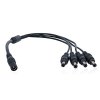 XtendLan Napájecí kabel/splitter 1 na 4, jack 2,1mm, průměr kabelu 1,5mm/0,3mm