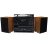 ROZBALENÉ - Soundmaster Elite line MCD5600BR/ Gramofon/ CD/ 2x kazeta/ BT/ DAB+/ MP3/ 2x5W/ Hnědo-černá