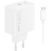 Lenovo Dual USB-C 65W GaN Charger, white