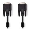 NEDIS kabel VGA (D-SUB)/ zástrčka VGA - zástrčka VGA/ černý/ blistr/ 3m