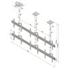 Neomounts Pro  NMPRO-C32 / Flat Screen Ceiling Mount - 3x2 (3 x horizontal/2 x vertical) - box 1/2 / Black/silver