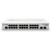 MikroTik Cloud Router Switch CRS326-24G-2S+IN, 800MHz CPU, 512MB, 24x GbE, 2x SFP+, ROS L5, PSU