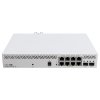 MikroTik managed Switch CSS610-8P-2S+IN 8x GbE PoE+, 2x 10Gb SFP+, SwOS, PSU (PoE budget 140W)