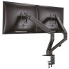 Neomounts FPMA-D650DBLACK/Držák displeje/na stůl/17-27"/svorka+průchodka/VESA 100X100/nosn.2x7kg/2 displeje/černý