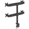 Neomounts FPMA-D700D4/Držák displeje/na stůl/19-30"/svorka/VESA 100X100/nosn. 4x8kg/4 displeje/černý
