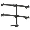 Neomounts FPMA-D700DD6/Držák displeje/na stůl/10-27"/stojan+průchodka/VESA 100X100/nosn. 6x8kg/6 displejů/černý