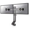 Neomounts FPMA-D860DBLACK /Držák displeje/na stůl/10-27"/svorka+průchodka/VESA 100X100/nosn.2x7kg/2 displeje/černý